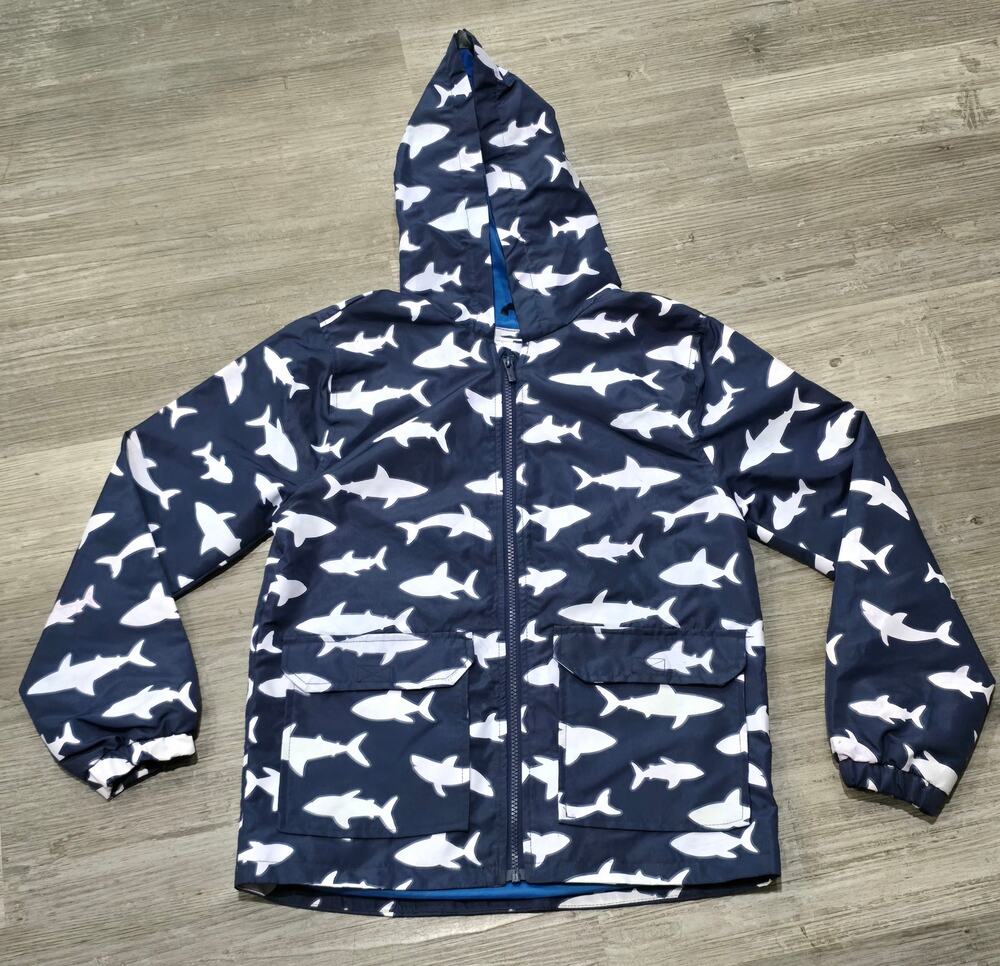 Carter's Shark Print Windbreaker Rain Jacket